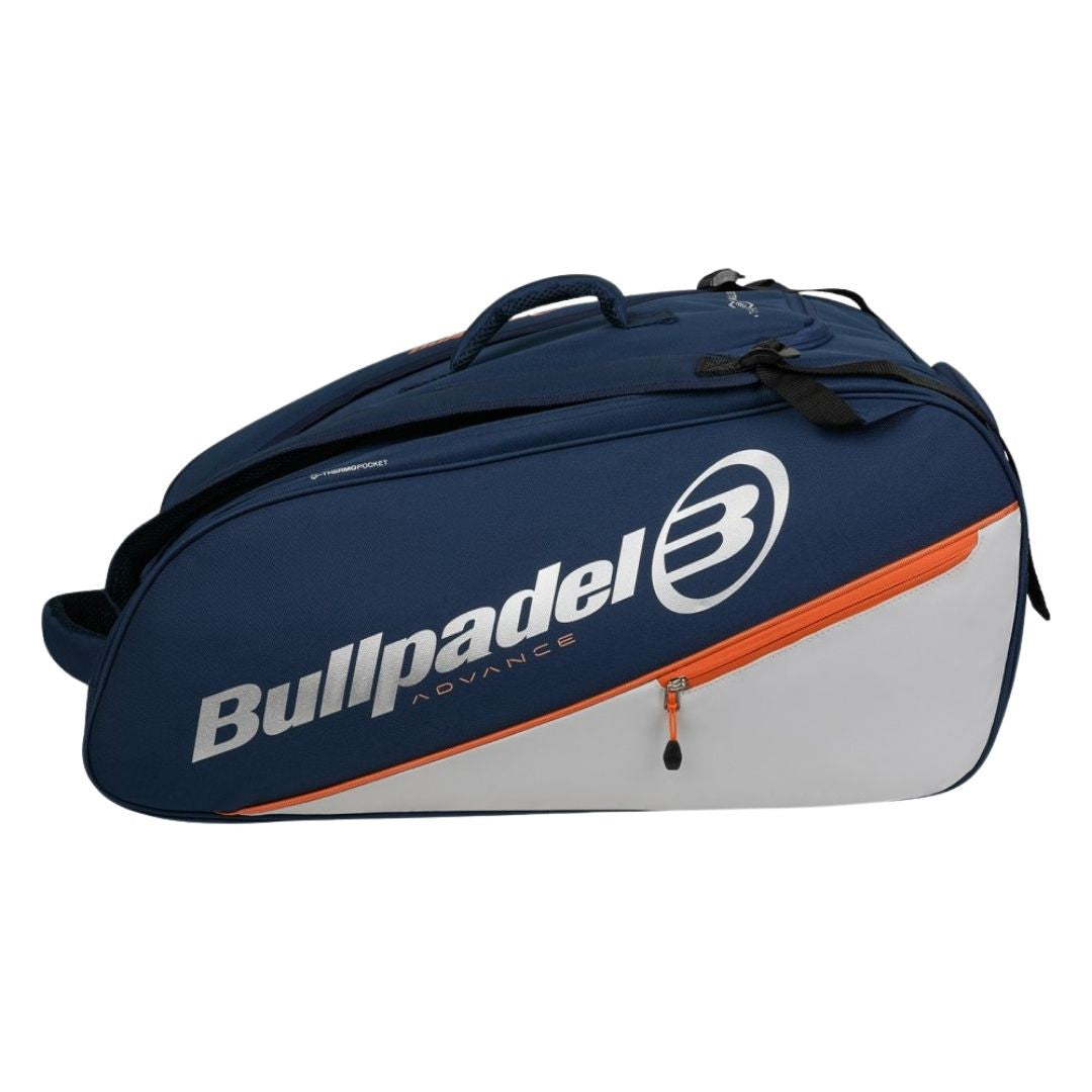 Paletero Bullpadel Advanced Azul/Blanco 2026
