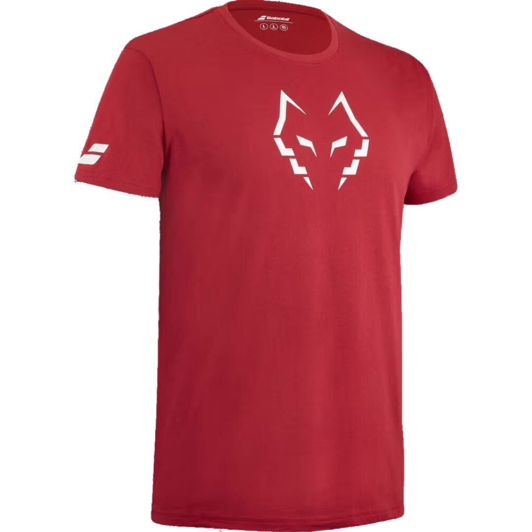 Polera Babolat Algodón Lebron Burdeo