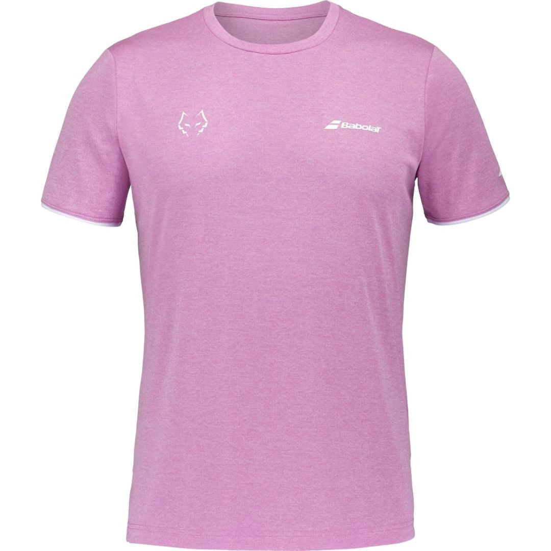 Polera Babolat Crew Neck Lebron Rosada