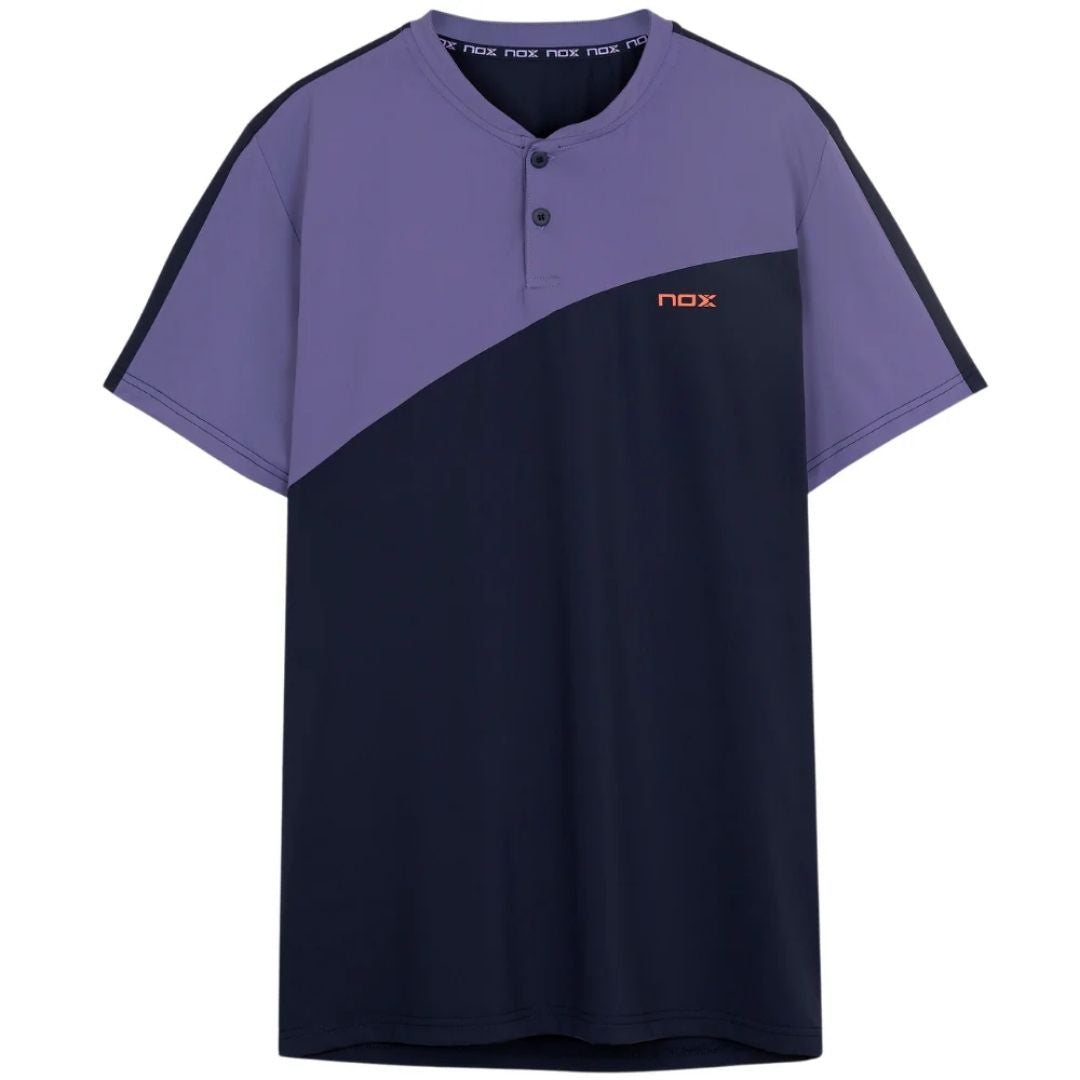 Polera Nox Pro Fit Naval Blue Bicolor