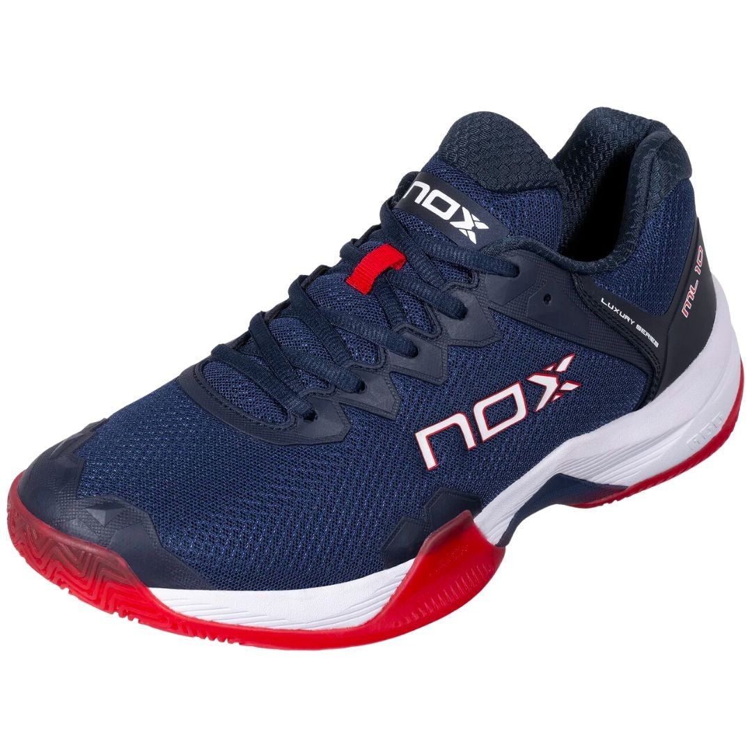 Zapatillas Nox ML10 Hexa Azul Marino Rojo