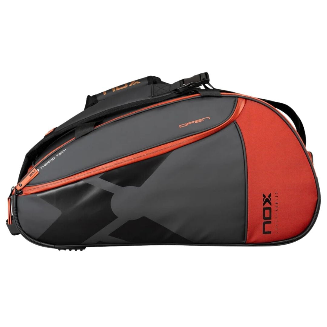 Bolso Paletero Nox Luxury Open Series Negro/Rojo 2025