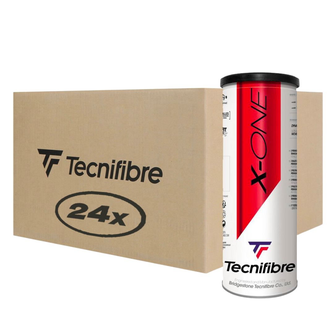 Caja Pelotas de Tenis Tecnifibre X-One x3 - 24 Unidades