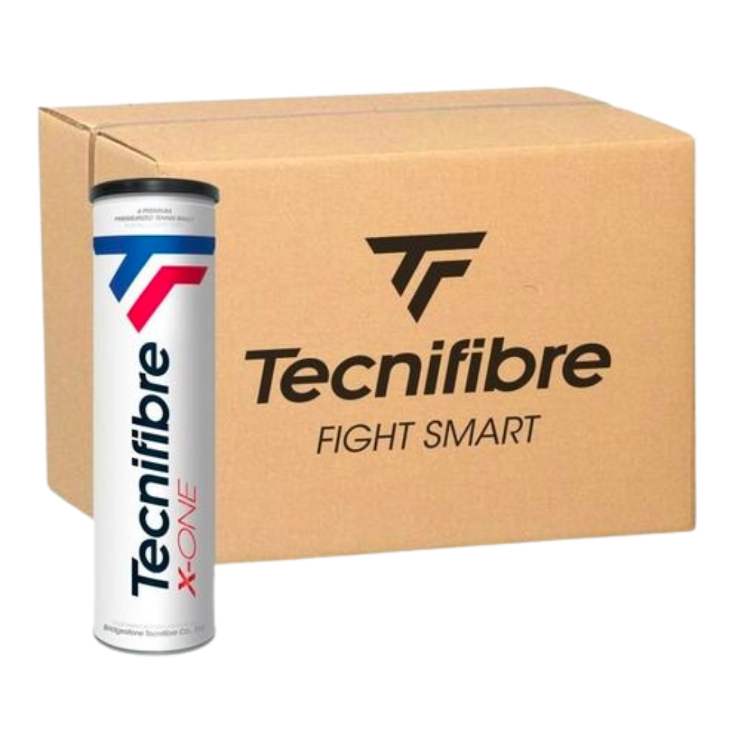 Caja Pelotas de Tenis Tecnifibre X-One x4