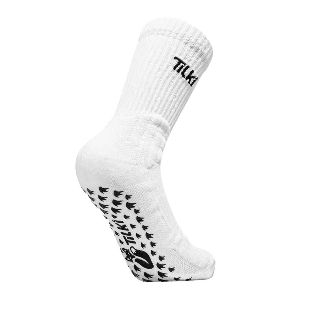 Calcetines Tilki Antideslizante Largos Blancos