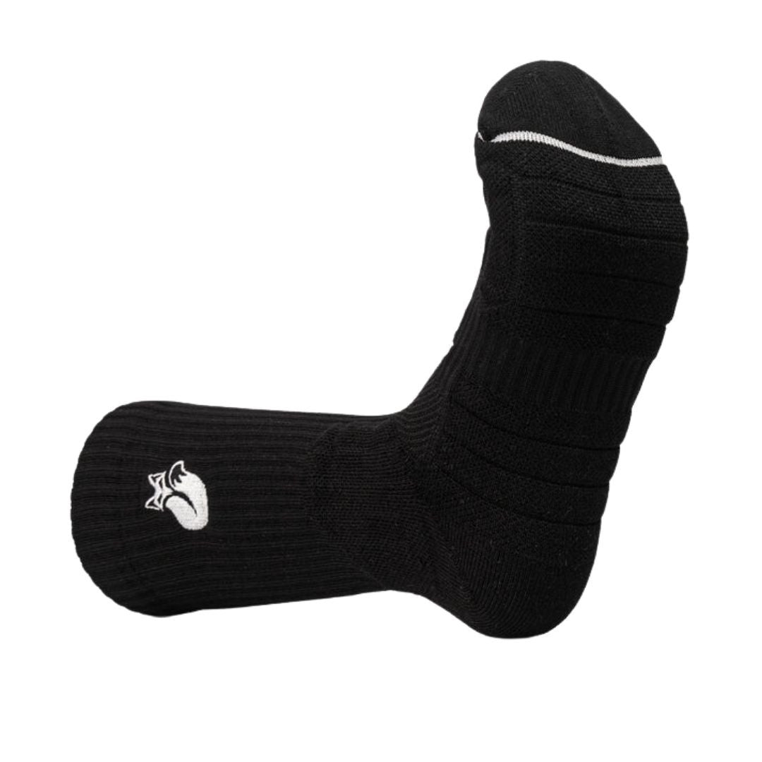 Calcetines Tilki Largos Negros/Blanco