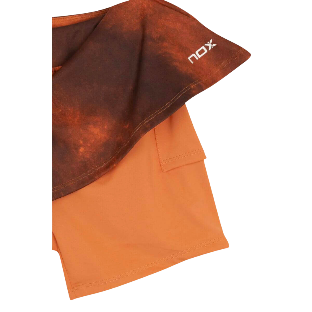 Falda Nox Pro Tormenta Mandarina