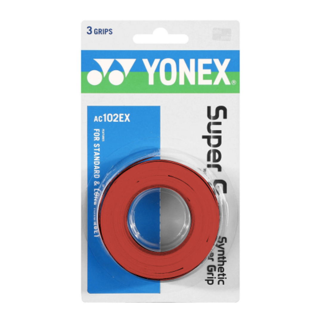 Overgrip Yonex Super Grap X3 Rojo