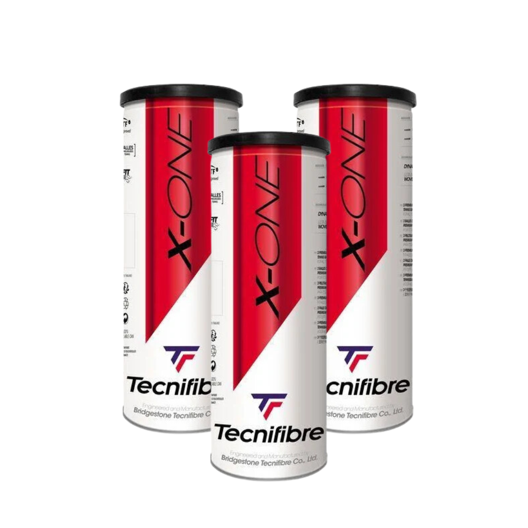 Pack 3 Unidades Pelotas de Tenis Tecnifibre X-One x3