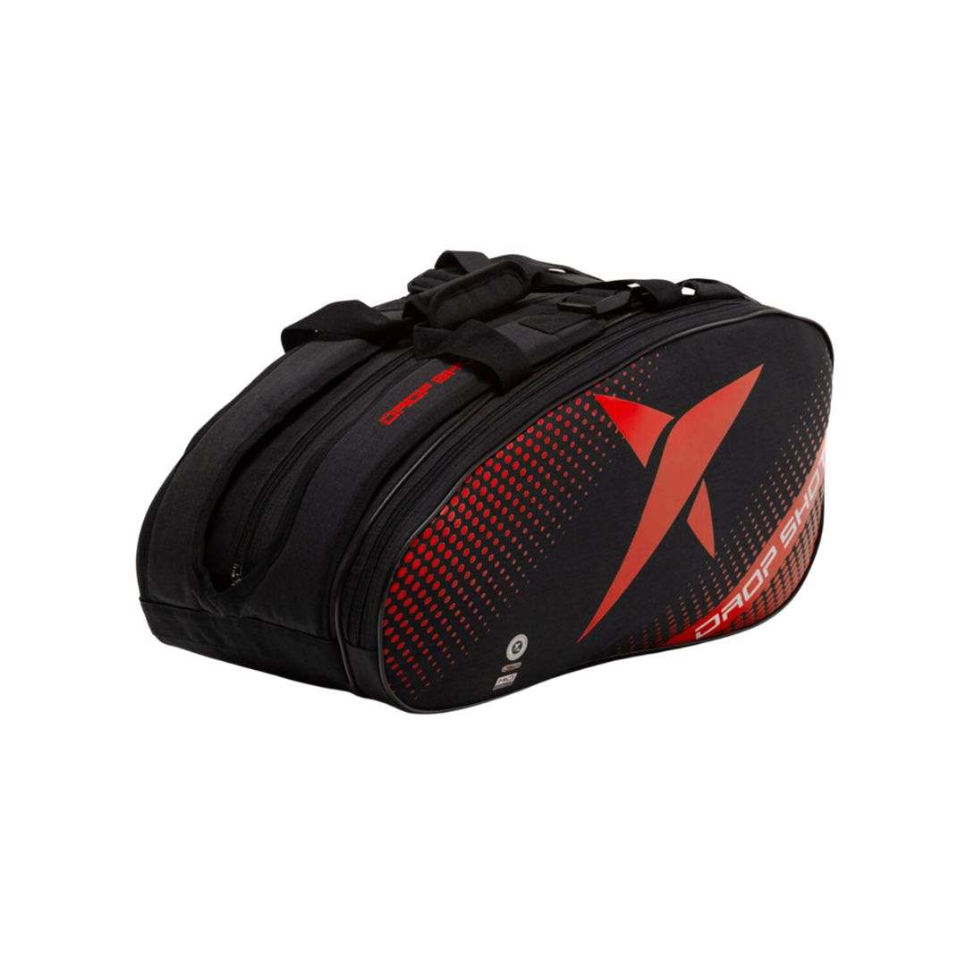 Paletero Drop Shot Essential Negro/Rojo