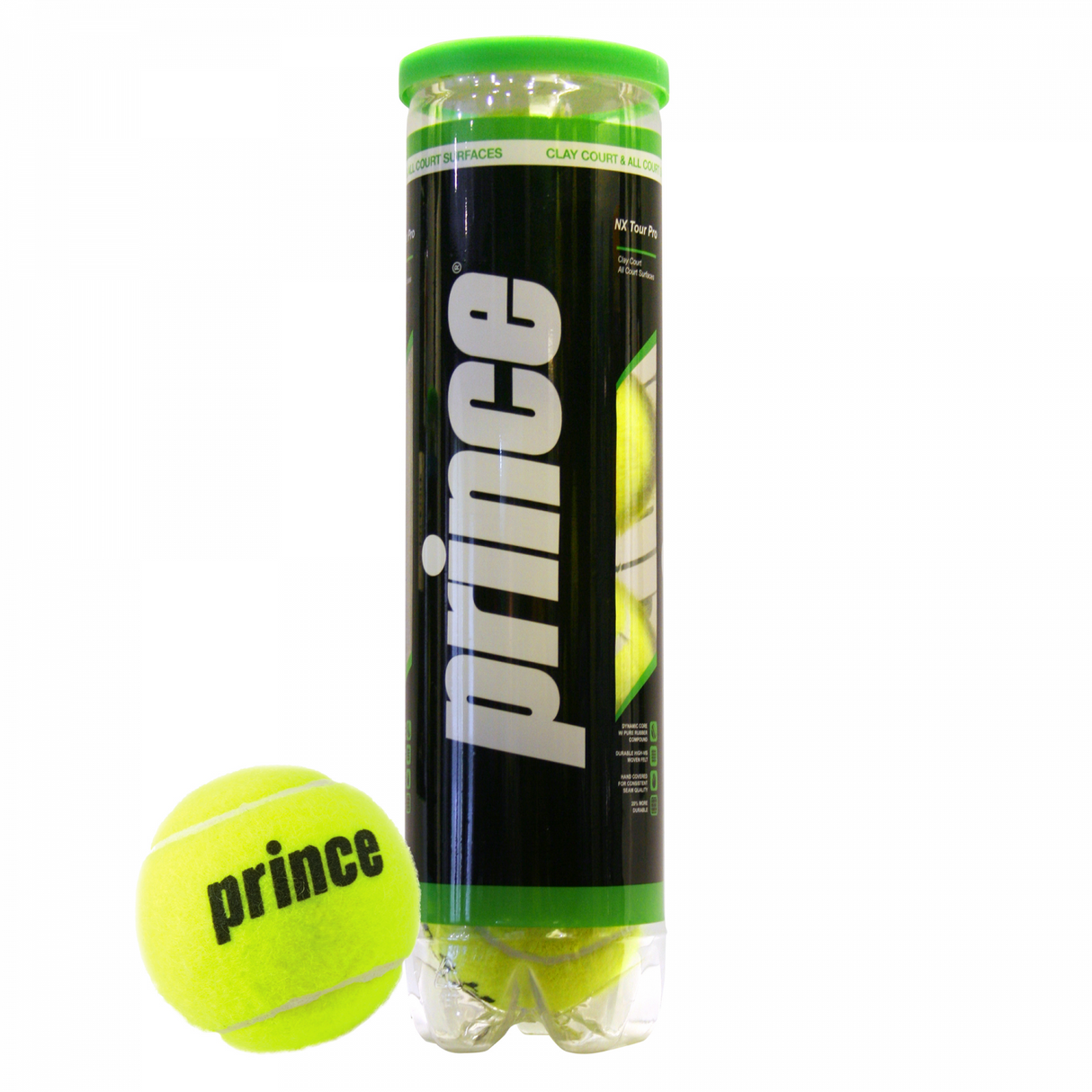 Pelotas de Tenis Prince NX Tour Pro x4