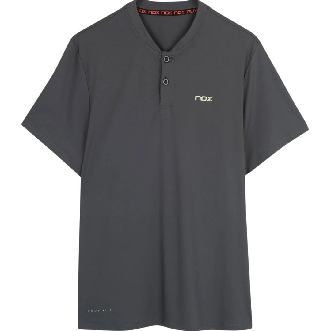 Polera Nox Pro Botones Charcoal Grey