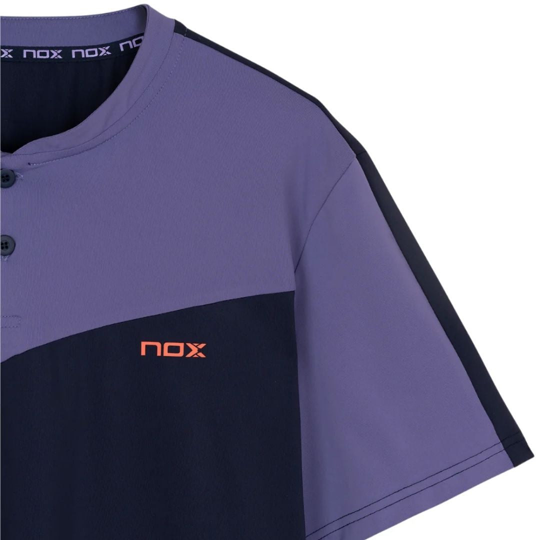 Polera Nox Pro Fit Naval Blue Bicolor