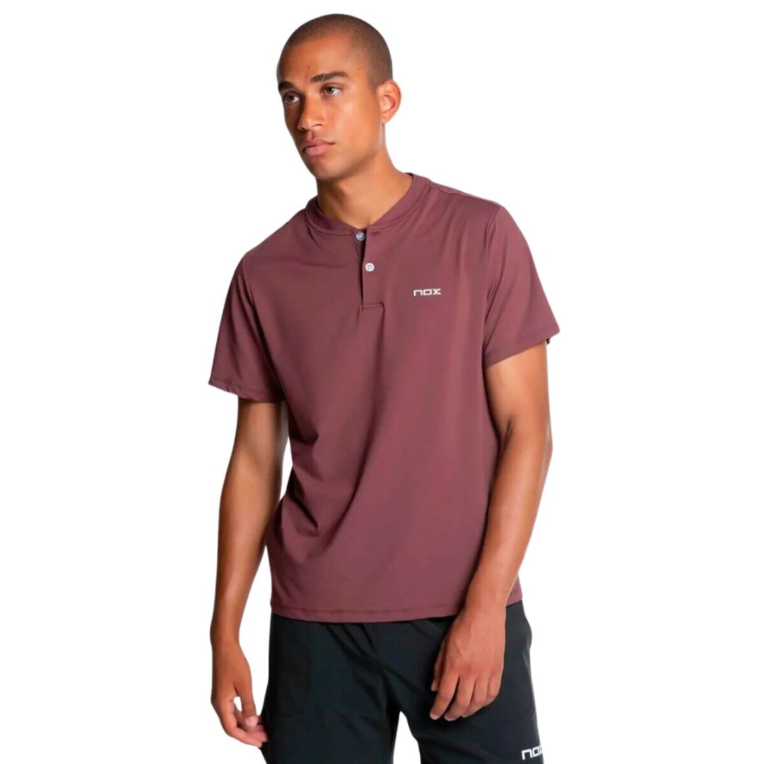 Polera Nox Pro Rojo Cafe