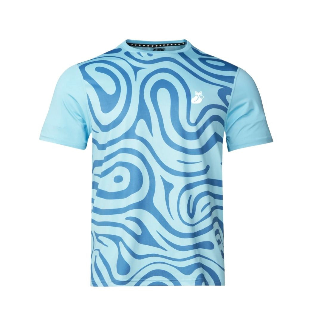Polera Tilki Full Print Pro Lehinde Celeste