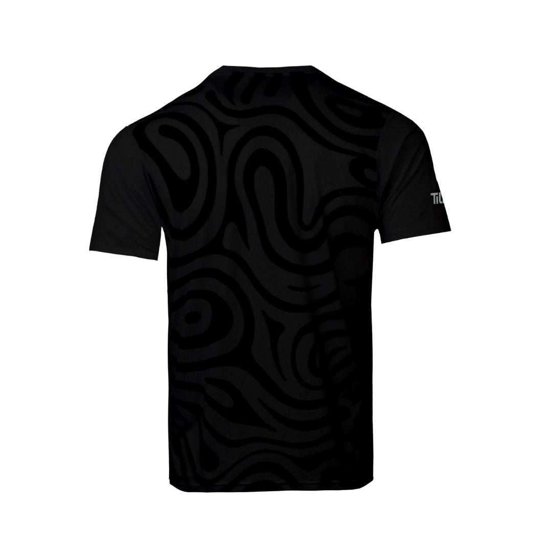 Polera Tilki Full Print Pro Lehinde Negra