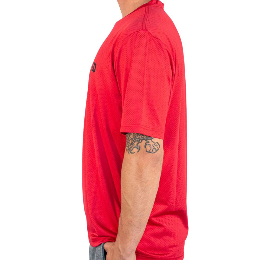 Polera Wilson Mesh Roja