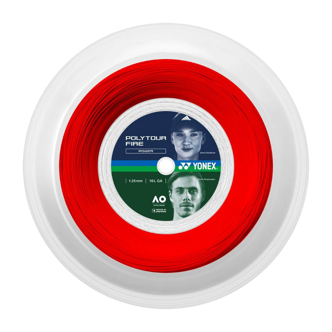Rollo Cuerdas Yonex Polytour Fire 1.25