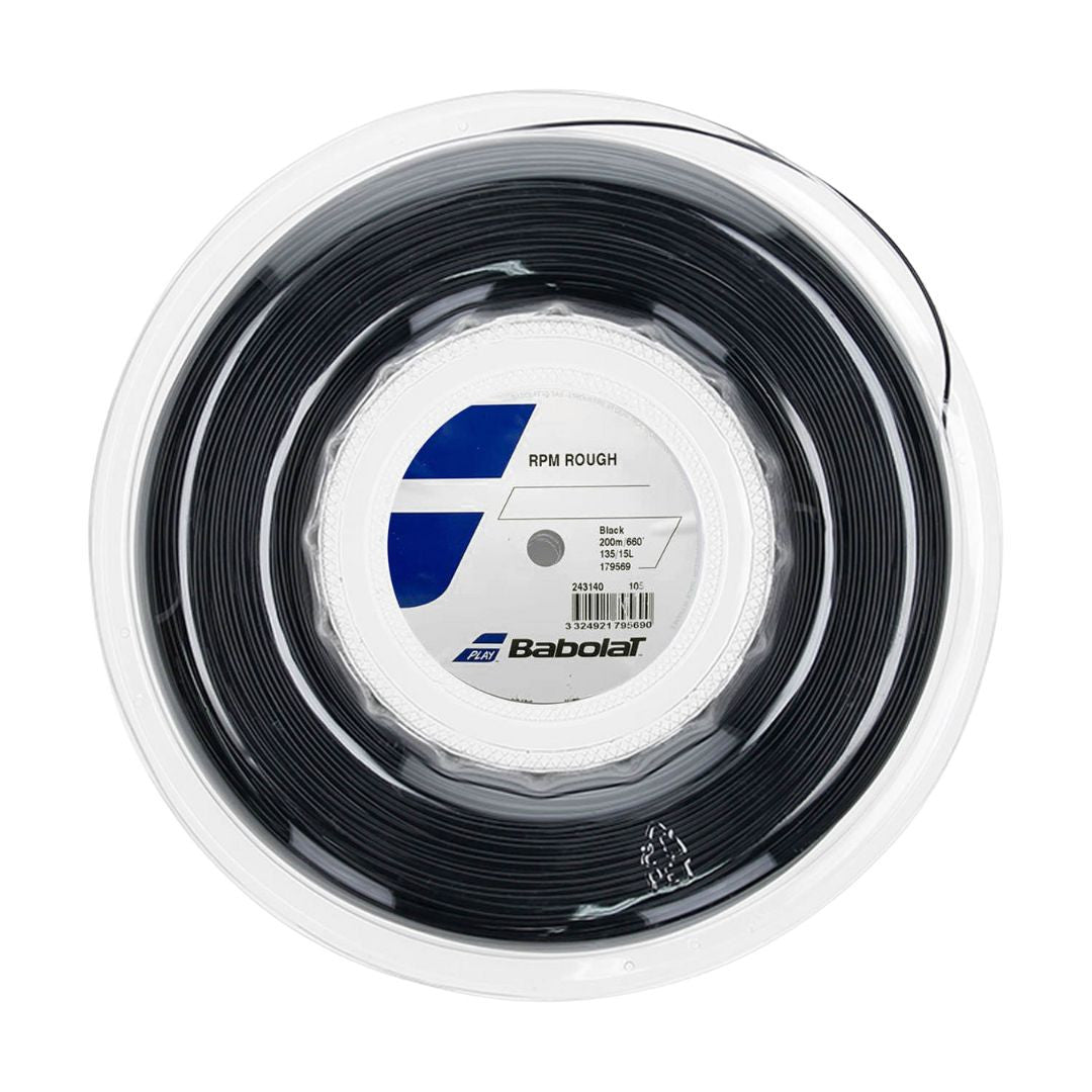 Rollo Cuerda Babolat RPM Rough Negro