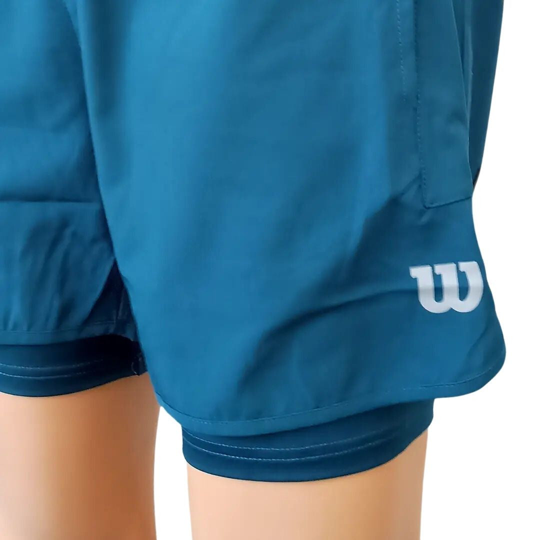 Short Wilson Flex Azul Petroleo