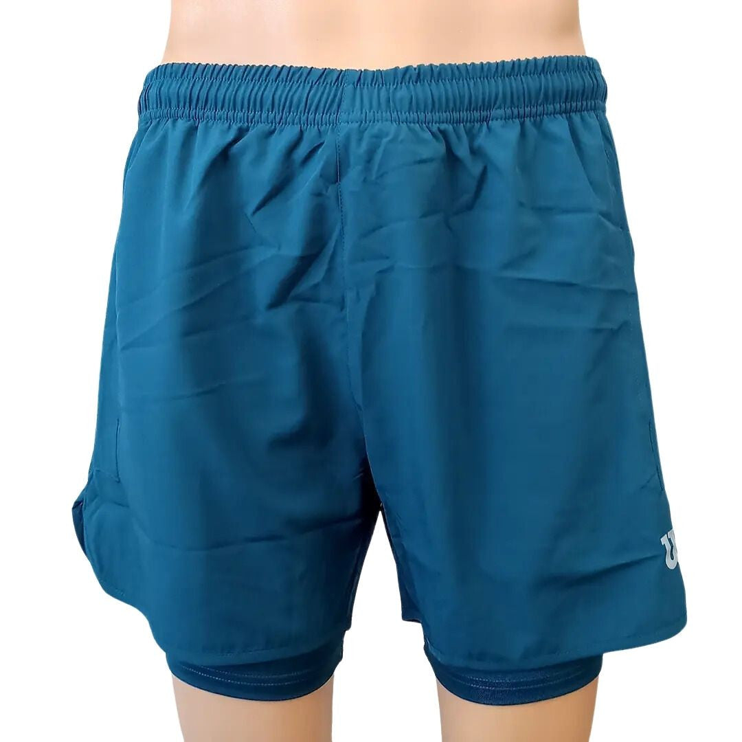 Short Wilson Flex Azul Petroleo