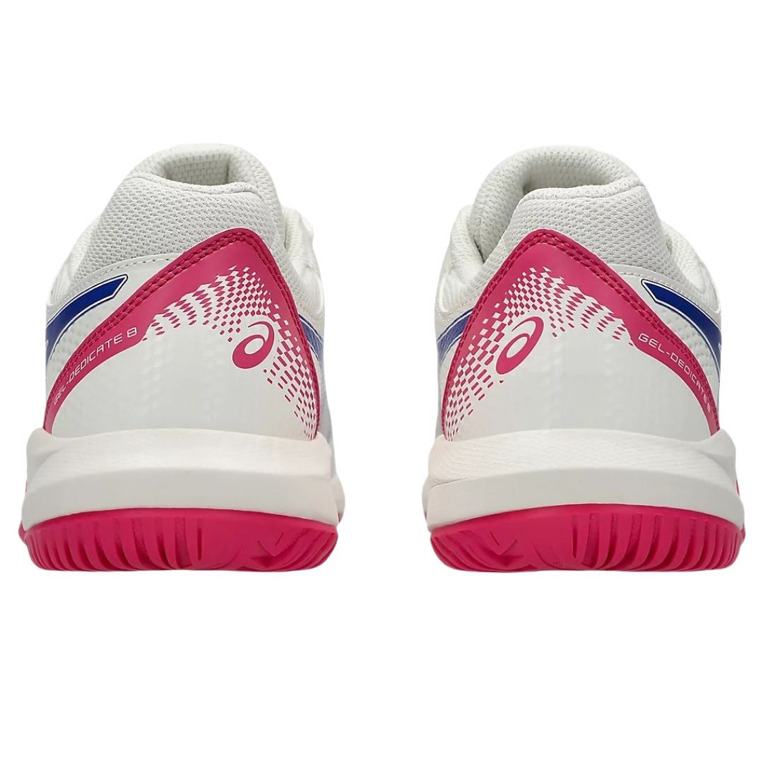 Zapatillas Asics Mujer Gel Dedicate 8 Cream Dark Cobalt