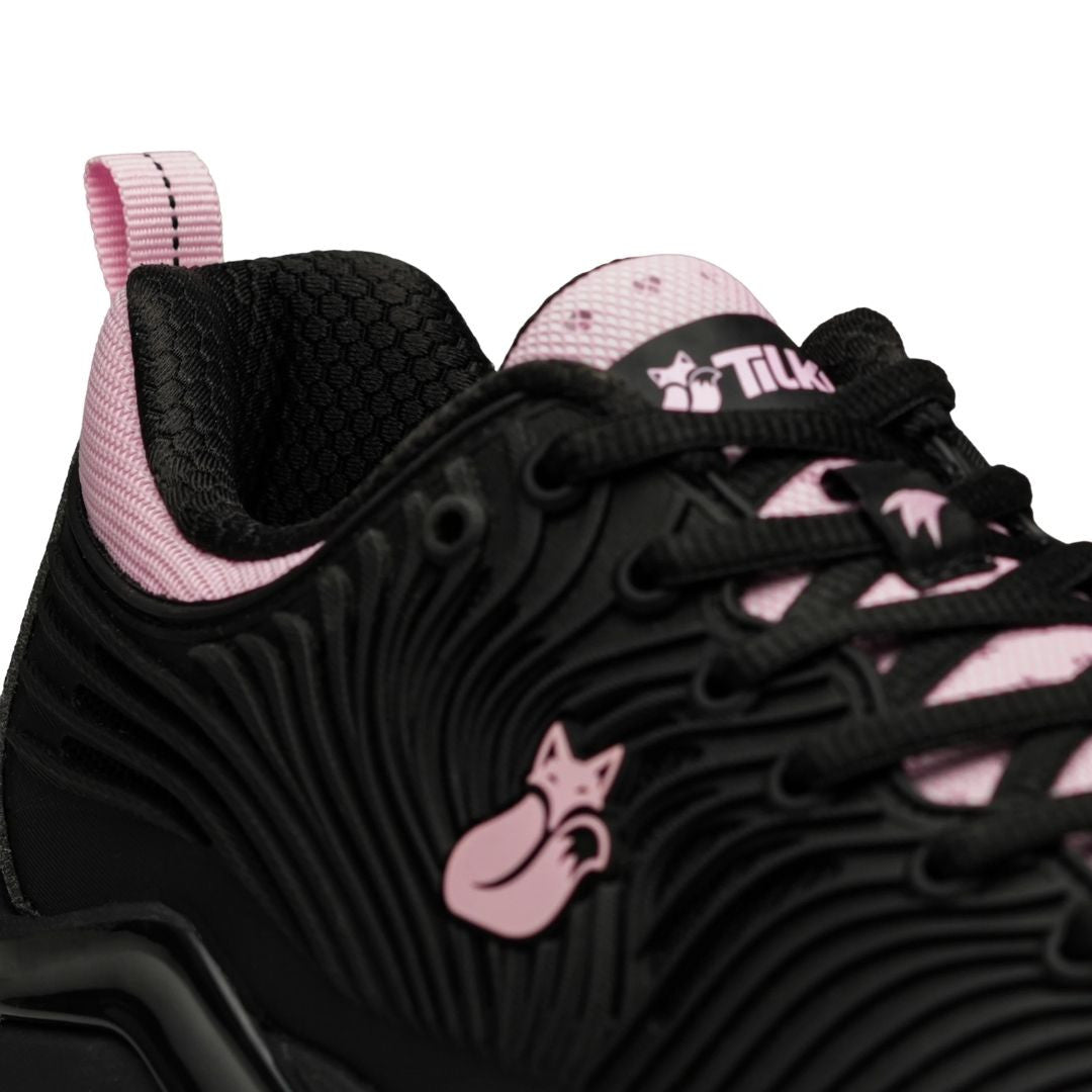 Zapatillas de Tenis Tilki Ortak Negro/Rosado