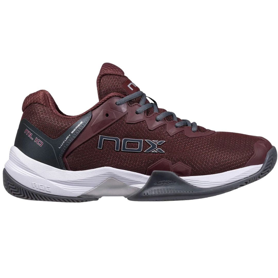 Zapatillas Nox ML10 Hexa Granate Gris Plomo